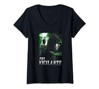 Green Arrow TV Series Arrow Star City Defender T-Shirt avec Col en V