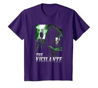Green Arrow TV Series Arrow Star City Defender T-Shirt, Enfant, Violet, 2 Ans