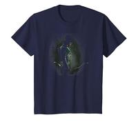 Green Arrow TV Series in The Shadows T-Shirt, Enfant, Bleu Marine, 4 Ans
