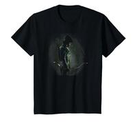 Green Arrow TV Series in The Shadows T-Shirt, Enfant, Noir, 3 Ans