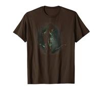 Green Arrow TV Series in The Shadows T-Shirt, Homme, Marron, XL