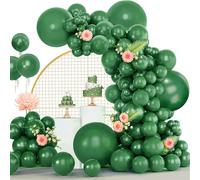 Green Balloon, 120 Pieces Kit Arch Balloon Dark Green, 18 12 10 5 Inch Garland Balloons Birthday Wedding Baby Shower Girls Women Boys Men Party Decorations