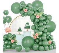 Green Balloon, 120 Pieces Kit Arch Balloon Green, 18 12 10 5 Inch Garland Balloons Birthday Wedding Baby Shower Baptism Girls Women Boys Man Party Decorations