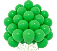 Green Balloons, 50 Pcs 12 Inch Green Balloons, Green Latex Matte Balloons For Women Girls Kids For Green Theme Birthday Party Graduation Baby Shower Wedding Valentine'S Day