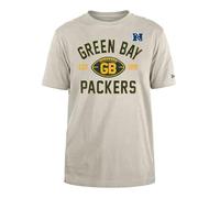 GREEN BAY PACKERS New Era Casquette NFL Regular T-Shirt Vieilli sérigraphié Team Graphic Stone Unisexe