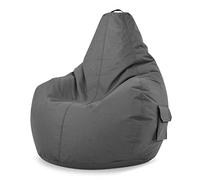 Green Bean© Cozy Pouf de Jeu, pour Enfants et Adultes, rempli de Perles en polystyrène, 230 l, pour l intérieur et l extérieur, 80 x 70 x 90 cm