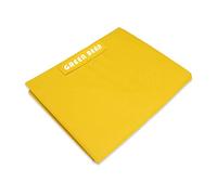 Green Bean© Square XXL Housse Géant 140x180 cm - PVC - Housse de Pouf d'Intérieur & Extérieur - Bean Bag - Pouf sans Remplissage - Lounge Chair - Lavable - Jaune
