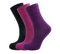 Green Bear Chaussettes en bambou multicolore Pack 39-42 - Semelle coussinée - Soft & Antibacterial - Lot de 3
