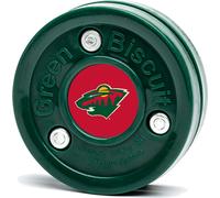 Green Biscuit Nhl Minnesota Palet de hockey Argent Argent One Size