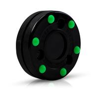 Green Biscuit Roller Hockey Puck, couleur:schwarz/grün