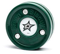 Rondelle de hockey sur glace Green Biscuit NHL Équipes Originales d'Entraînement au Passage/Manipulation (Dallas Stars) - Rondelle pour Hockey sur Glace/Hockey de Rue