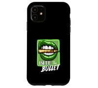 Green Bite The Bullet Green Graphic Coque pour iPhone 11