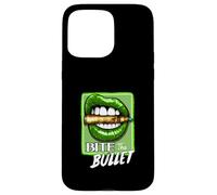 Green Bite The Bullet Green Graphic Coque pour iPhone 15 Pro Max