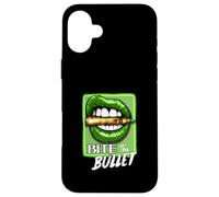 Green Bite The Bullet Green Graphic Coque pour iPhone 16 Plus