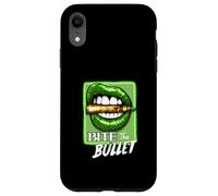 Green Bite The Bullet Green Graphic Coque pour iPhone XR