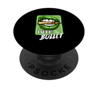 Green Bite The Bullet Green Graphic PopSockets PopGrip Adhésif