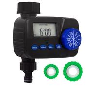 Green Blue Contrôle de l'arrosage - Minuterie d'arrosage électronique avec Protection IP55 - Minuterie d'arrosage Automatique avec écran et Fonction de démarrage Manuel
