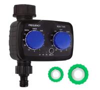 Green Blue Contrôleur électronique d'irrigation | Contrôle précis pour l'arrosage du jardin | Fréquence et durée d'arrosage réglables | Fonctionne avec piles IP55 résistant aux intempéries GB391