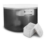 Green Blue Distributeur eau automatique pour animaux de compagnie avec 6 filtres de rechange | Fontaine à eau USB pour chiens et chats | 3 L