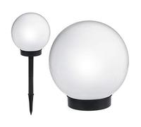 GreenBlue Lampe solaire LED extérieure sphérique 15×15×48 cm éclairage blanc ou couleur