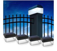 Green Blue GB125 lampe solaire CAPUCHON POUR POTEAU DE CLÔTURE 4 pieces (4 Stück 60x40)