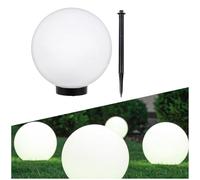 Green Blue GB166 Lampe solaire LED pose libre lampe de jardin - balle (25x25blanc)