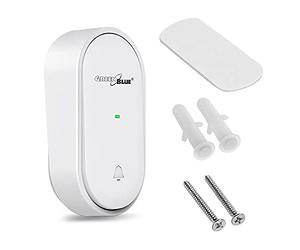 Green Blue GB348 Émetteur cinétique supplémentaire pour Sonnette Radio GB210 sans Fil sans Batterie IP44 étanche aux éclaboussures