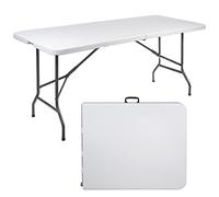 Green Blue GB370 Table de Jardin/Traiteur 180 cm 180x74x74 cm HDPE Max. 200kg