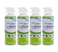 Green Blue GB400 Lot de 4 sprays à air comprimé 400 ml pour nettoyage d'ordinateur