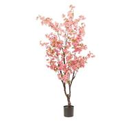 Green BoutiQ -Plante Artificielle - Prunus - Fleur de Cerisier - Rose - sans Entretien - Qualité supérieure - 175 cm