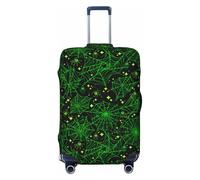 Green Bright Spiders Web Star Housses de bagages élastiques pour valises de 45,7 à 81,6 cm, Noir, CH