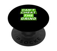 Green Can't Cheat The Grind Graphique vert PopSockets PopGrip Adhésif