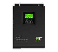 Onduleur solaire Convertisseur Off Grid avec chargeur solaire MPPT Green Cell 12VDC 230VAC 1000VA / 1000W Onde sinusoïdale pure
