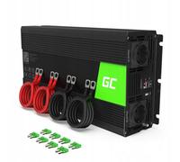 Green Cell 2000W/4000W Pur Sinus Convertisseur de Tension DC 24V AC 230V Power Inverter sinusoïdale, Onduleur Transformateur