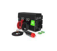 Green Cell® 500W/1000W 12V 220V/230V Convertisseur Pur Sinus de Tension Volts Voiture Solaire Power Inverter sinusoïdale DC AC, Onduleur Transformateur avec Allume Cigare Prise Electrique