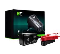 Green Cell ACAGM06 Chargeur de batterie pour véhicules 12/6 V Noir