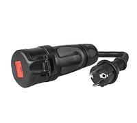 Green Cell Adaptateur CEE 16A 5P 400V vers Schuko 230V 40cm IP44, Noir | pour Chargeurs EV et Outils D’atelier, Câble 3x2,5 mm², Puissance Maximale 3,7 kW et Conception Adaptée à un Usage Pratique