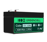 Green Cell AGM 12V 1,2Ah VRLA Batterie au Plomb pour Jouets et Tondeuses