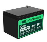 Green Cell AGM 12V 14Ah VRLA Batterie au Plomb pour Jouets et Tondeuses