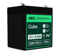 GreenCell Batterie AGM 12V 4,5Ah – accumulateur au gel VRLA étanche sans entretien
