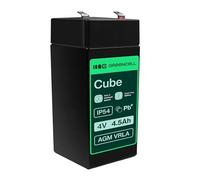 Green Cell AGM 4V 4,5Ah VRLA Batterie au Plomb pour Jouets et Tondeuses | pour Caisses et Balances, Systèmes d’Alarme et de Sécurité Incendie, Caméras de Surveillance et Systèmes de Télécommunication