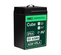 Green Cell AGM 6V 4.5Ah VRLA Batterie au Plomb pour Jouets et Tondeuses | pour Caisses et Balances, Systèmes d’Alarme et de Sécurité Incendie, Caméras de Surveillance et Systèmes de Télécommunication