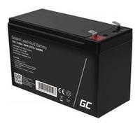 GreenCell Batterie AGM AGM06 12 V 9 Ah – 151x95x65 mm – cosses 6,35 mm – résistant aux cycles