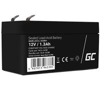 Green Cell® Rechargeable Batterie AGM 12V 1.3Ah VRLA accumulateur au Gel Plomb Cycles sans Entretien Battery étanche Jouets | Installations d'alarme | Véhicules pour Enfants | CCTV | Les balances