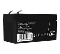 green cell agm vrla 12v 1.3ah maintenance-free batterie pour the alarm system, cash register, toys G