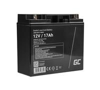 green cell agm vrla 12v 17ah maintenance-free batterie pour mower, scooter, boat, wheelchair