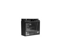 green cell agm vrla 12v 17ah maintenance-free batterie pour mower, scooter, boat, wheelchair
