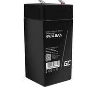 green cell agm vrla 4v 4ah maintenance-free batterie pour the alarm system, cash register, toys G