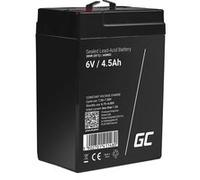 green cell agm vrla 6v 4.5ah maintenance-free batterie pour the alarm system, cash register, toys G