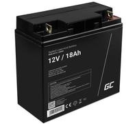 Green Cell - AGM09 Batterie au plomb 12 v 18 Ah plomb-gel (l x h x p) 181 x 167 x 77 mm raccord à vis M5 résistant aux cycles de charge, sans entretie W492892